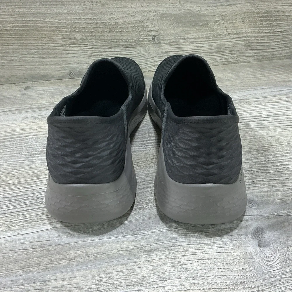 Skechers Shoes Slip ins Go Walk Men's 7 Gray Sneakers Soft Memory Foam 216491